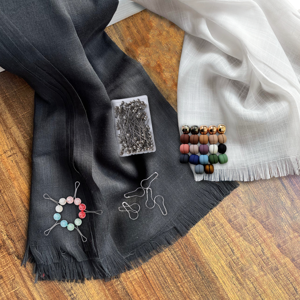 Turkish Hijab with Free All-in-1 Pin Set