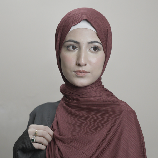 Mehroon Jersey Hijab