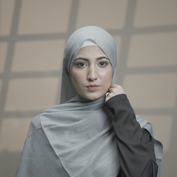 Turkish Silver Hijab