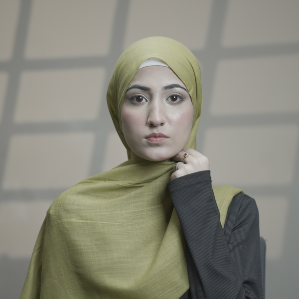 Turkish L-Yellow Hijab