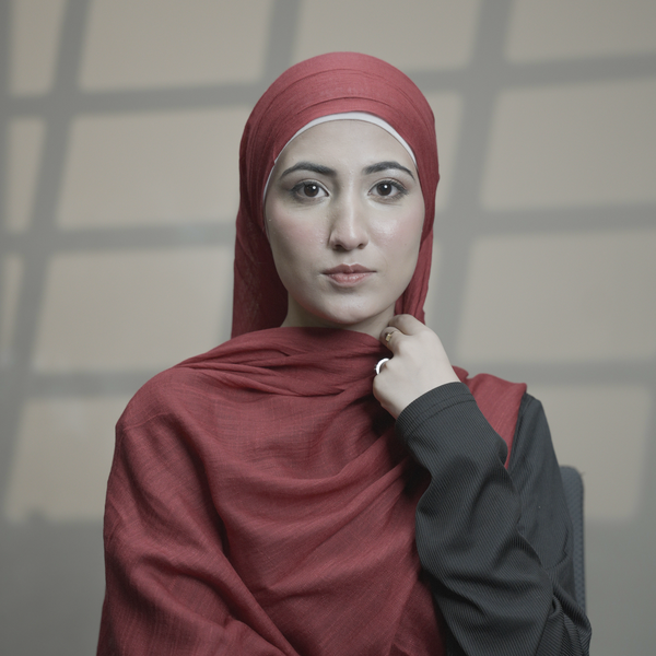 Turkish Mehroon Hijab