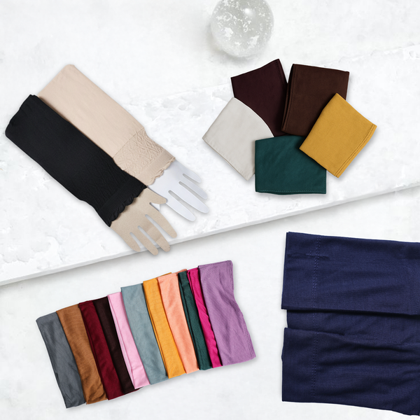 Hijab Caps & Sleeves Combo Deal