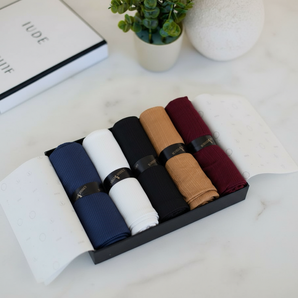 Pack Of 5 Colors - Texture Hijabs